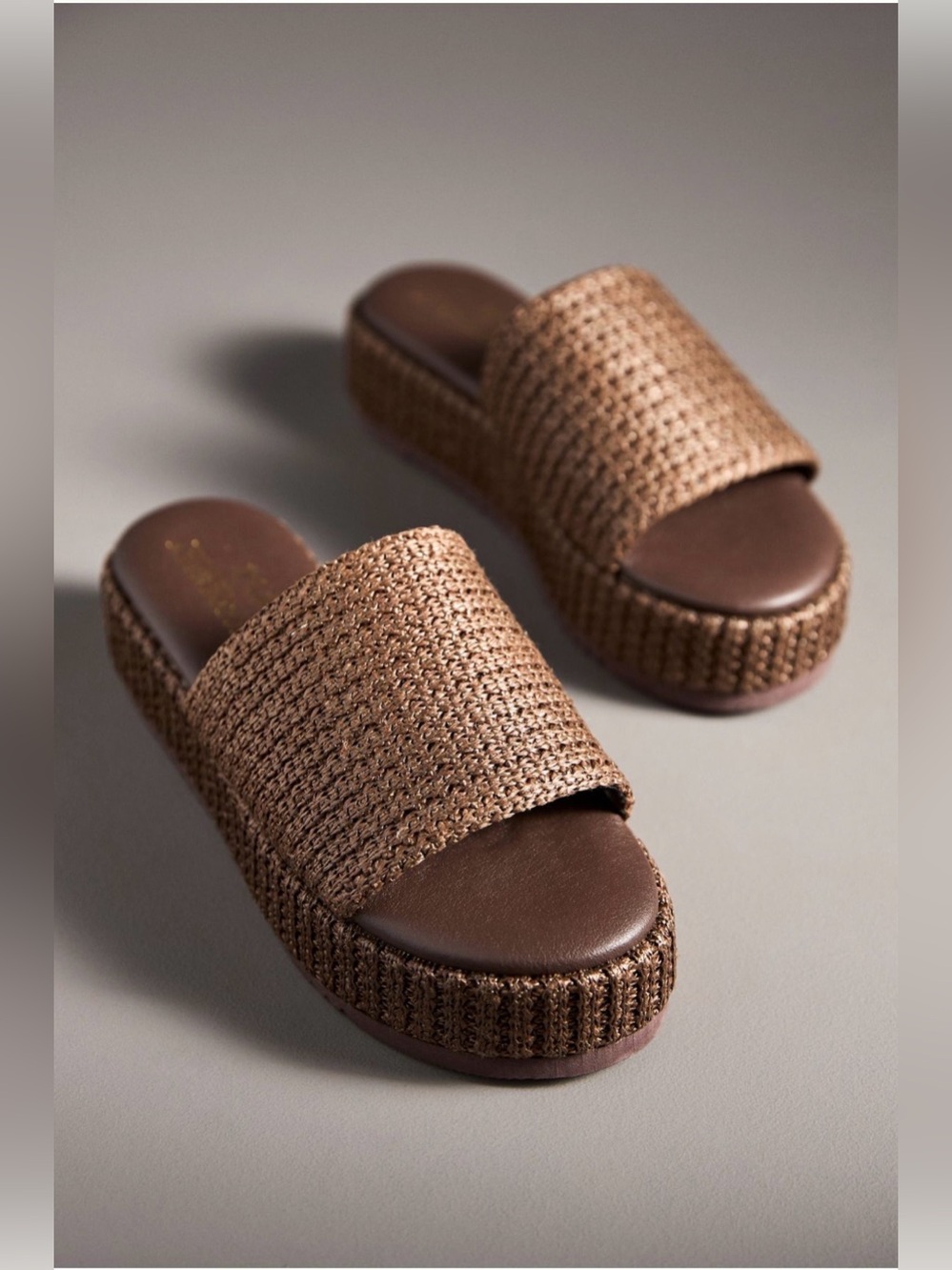 Anthropologie Matisse Montego Platform Slides